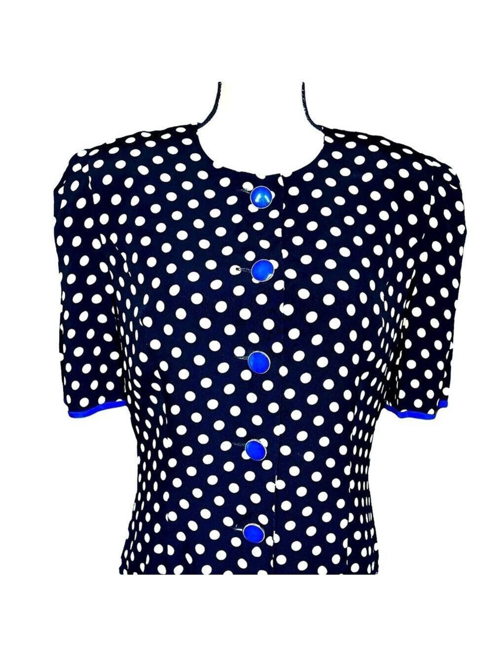 Polka dot vintage dress - Picture 2 of 4